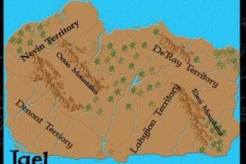 creating a fantasy story country map