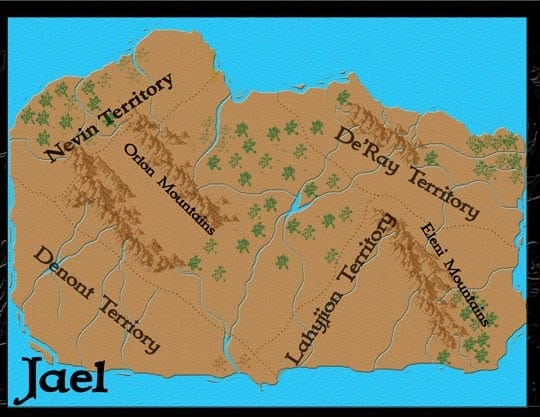 creating a fantasy story country map