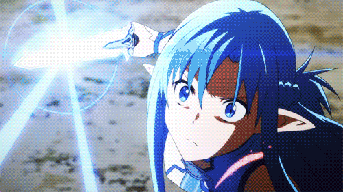 Yuuki Asuna Sword Art Online GIF