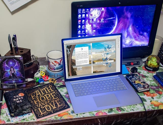 Creating “To Other Worlds'” Print Cover, With Design Tips for Indie Authors