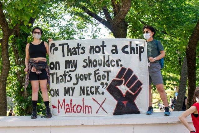 Malcolm X That's not a chip on my shoulder