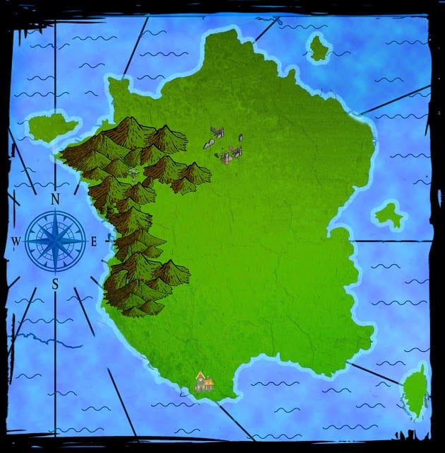 fantasy city map fantasy map design