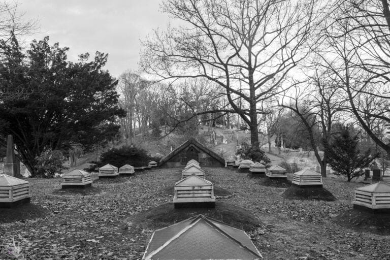 Green-wood cemetery skylight