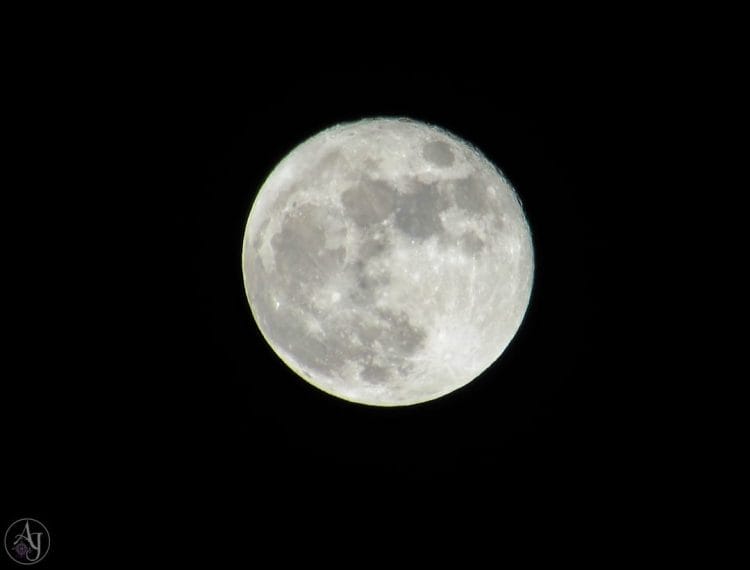 full moon nature photography