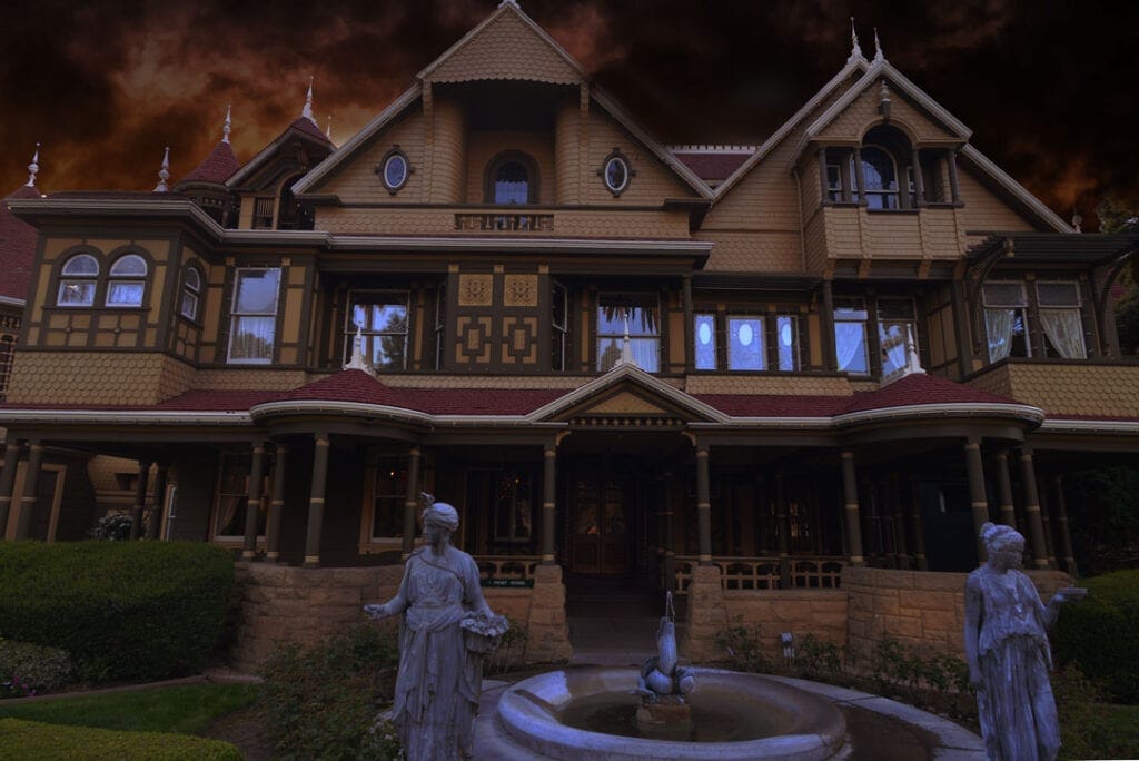Haunted Winchester Mystery House, California,