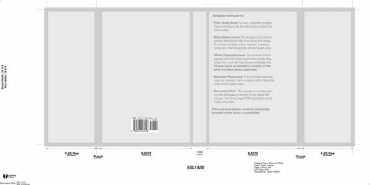 Book cover design cover template