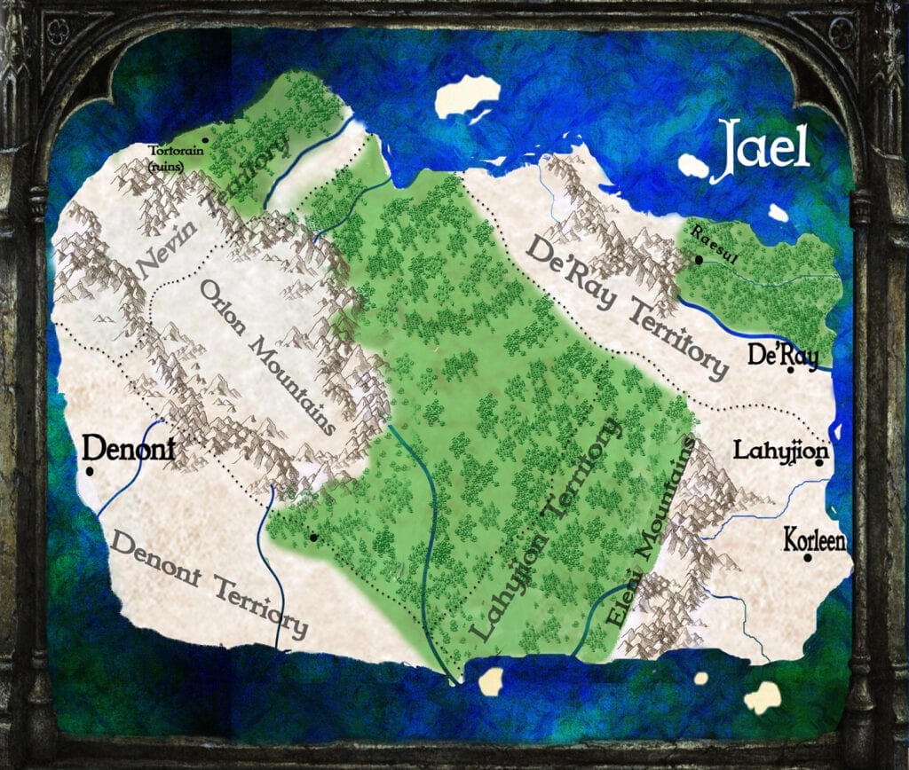 Jael fantasy story map