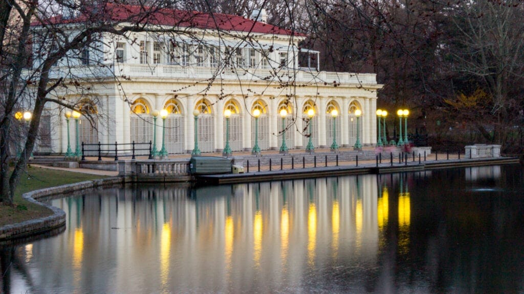 Nice nature photo of a boathouse