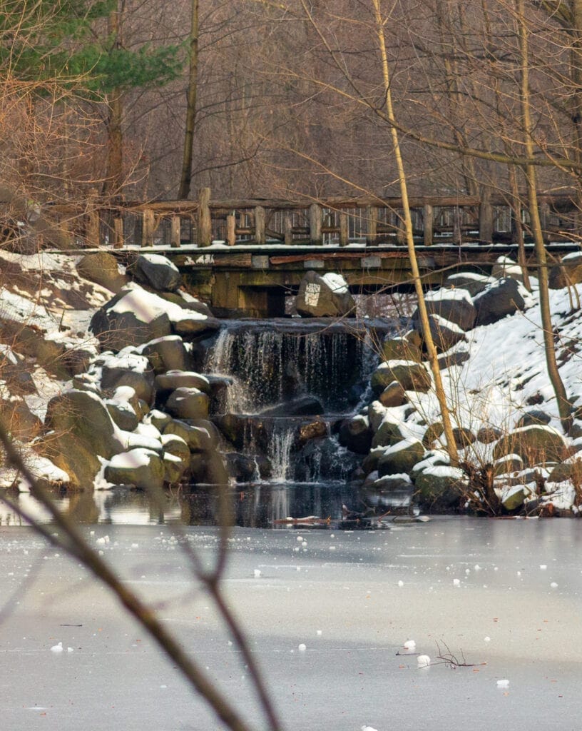 Brooklyn Winter Waterfall Photography