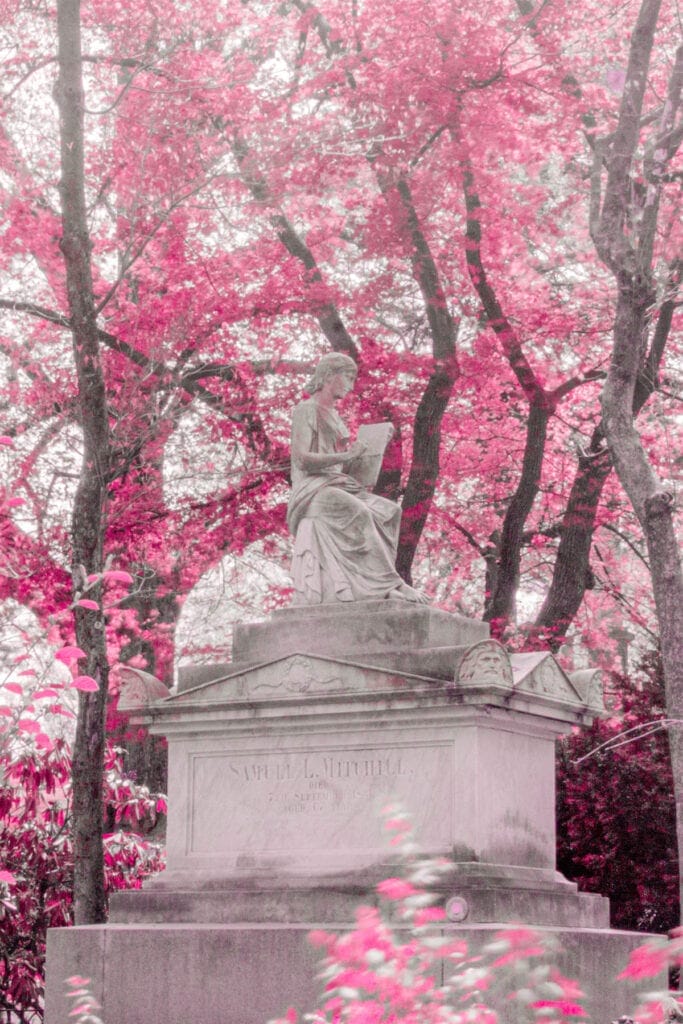 Cemetery Infrared Photography